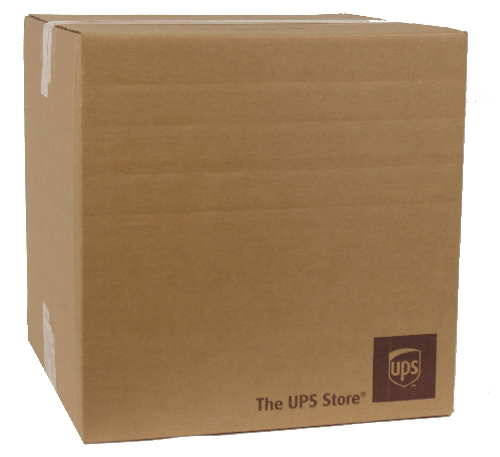 18x18x18 200lb UPS BRANDED Cube Box Multi-Depth. - Click Image to Close